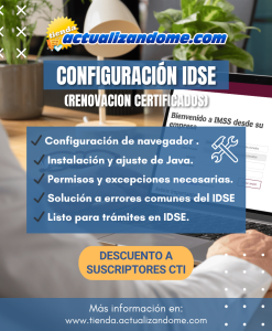Configuración de Equipo para IDSE (Renovación de Certificado IMSS)